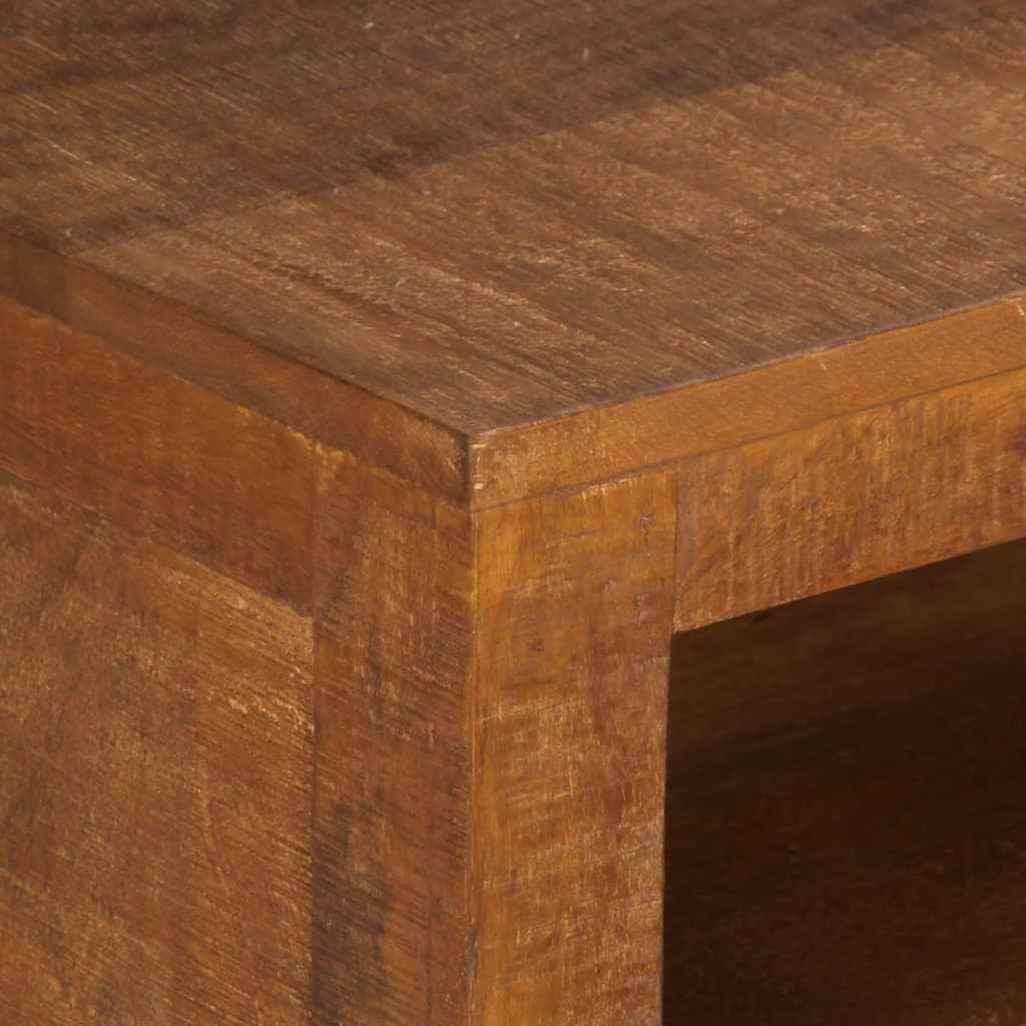 Voir la diapositive 3 : VIDAXL Meuble TV 120x30x40 cm Bois massif de manguier