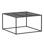 Paris Prix Table Basse en Métal  Netz  80cm Noir