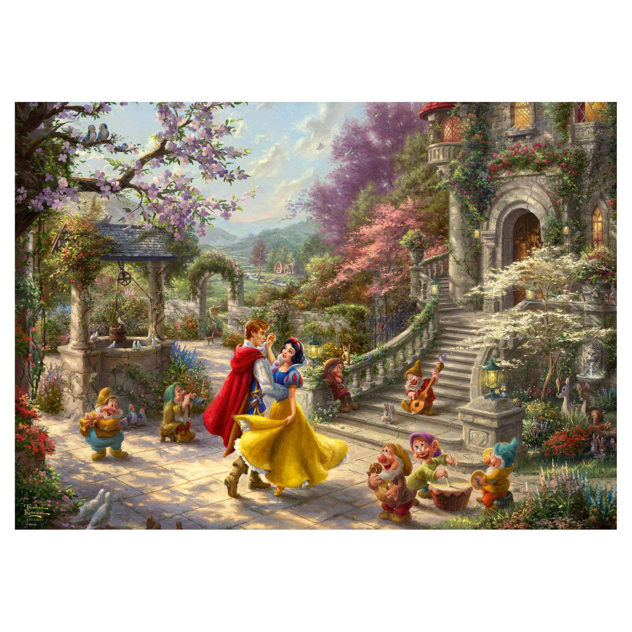 Voir la diapositive 2 : Schmidt Puzzle 1000 pièces - Disney Blanche-Neige - Danse avec le prince
