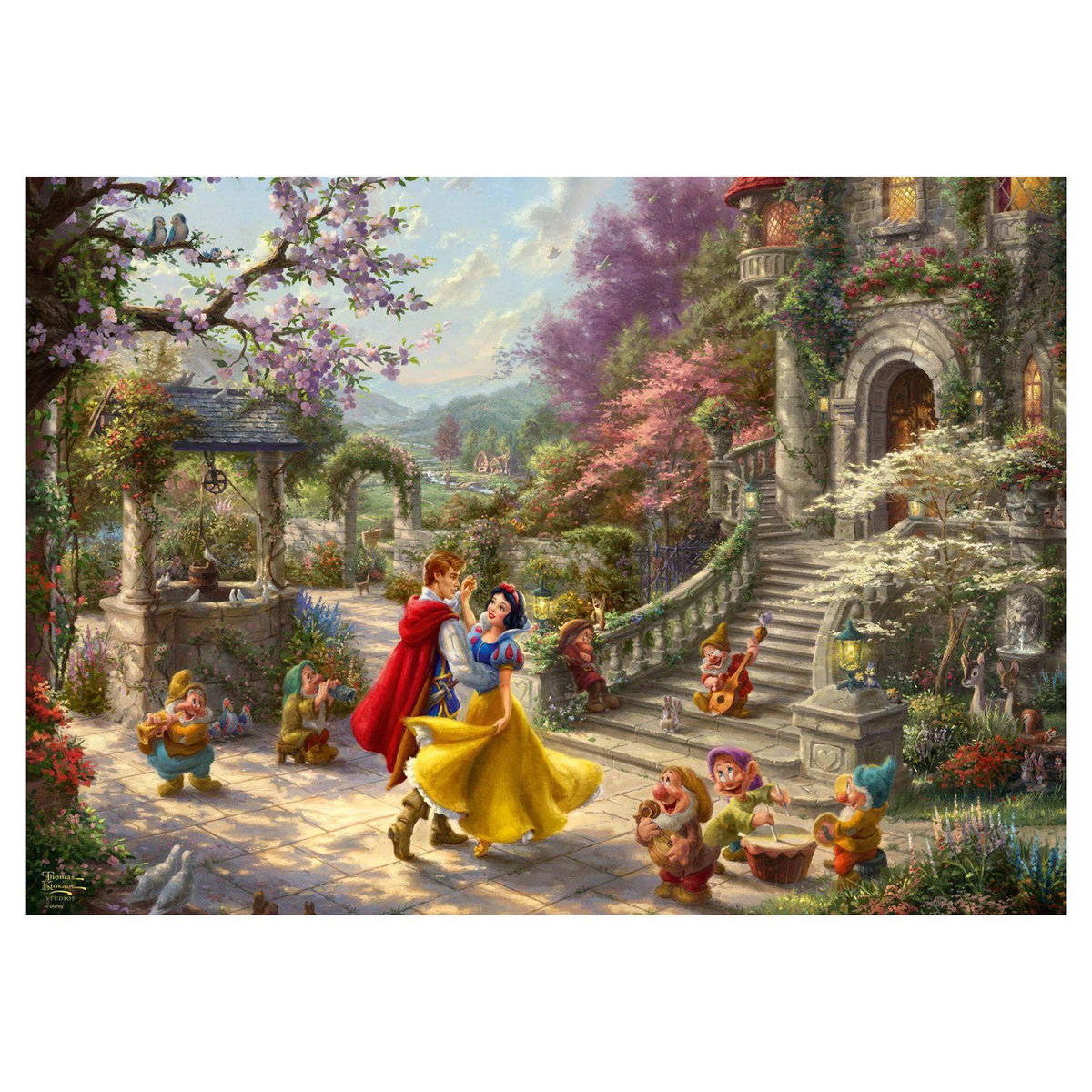 Schmidt Puzzle 1000 pièces - Disney Blanche-Neige - Danse avec le prince