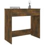 Voir la diapositive 3 : VIDAXL Bureau Chene fume 80x40x75 cm Bois d'ingenierie