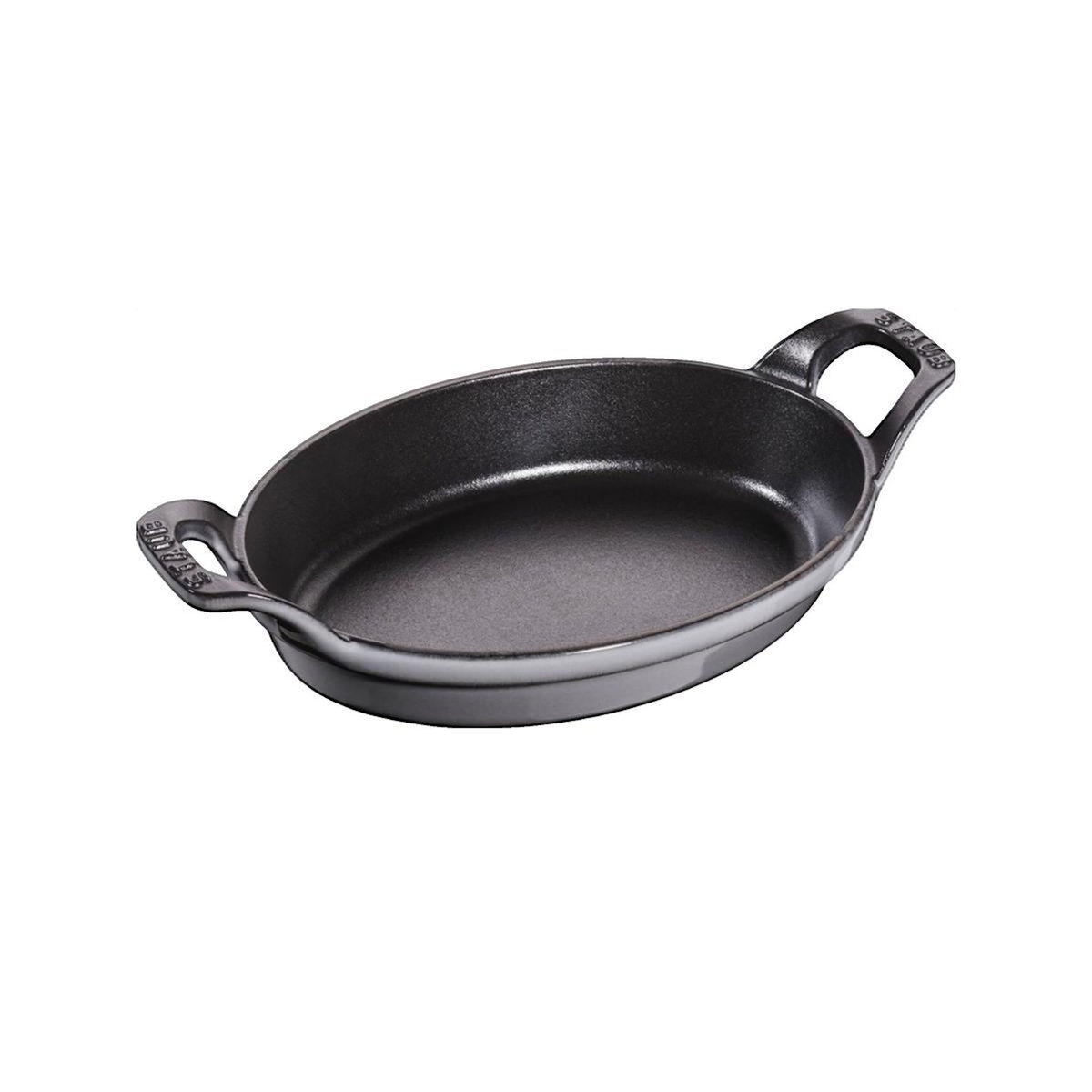 Staub Plat à four Staub 21 cm en fonte émaillée Gris Graphite