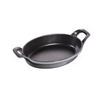 Staub Plat à four Staub 21 cm en fonte émaillée Gris Graphite