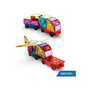 Voir la diapositive 3 : Geomag Tuiles magnétiques - GEOMAG - Tiles Gems Vehicles - 24 pieces - Effet cristal - Des 3 ans