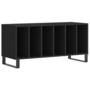 Voir la diapositive 2 : VIDAXL Armoire a disques noir 100x38x48 cm bois d'ingenierie