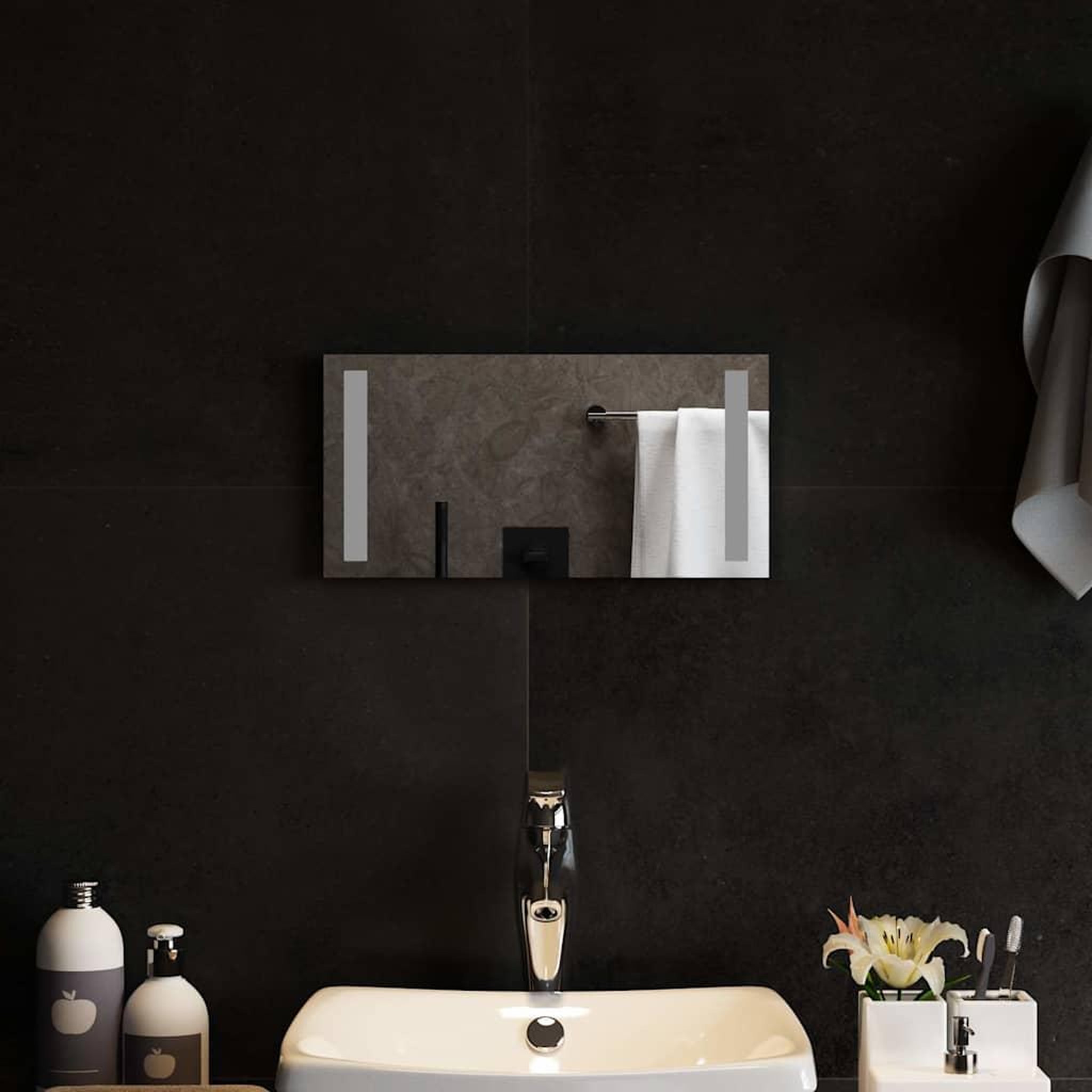 Voir la diapositive 3 : VIDAXL Miroir de salle de bain a led 40x20 cm