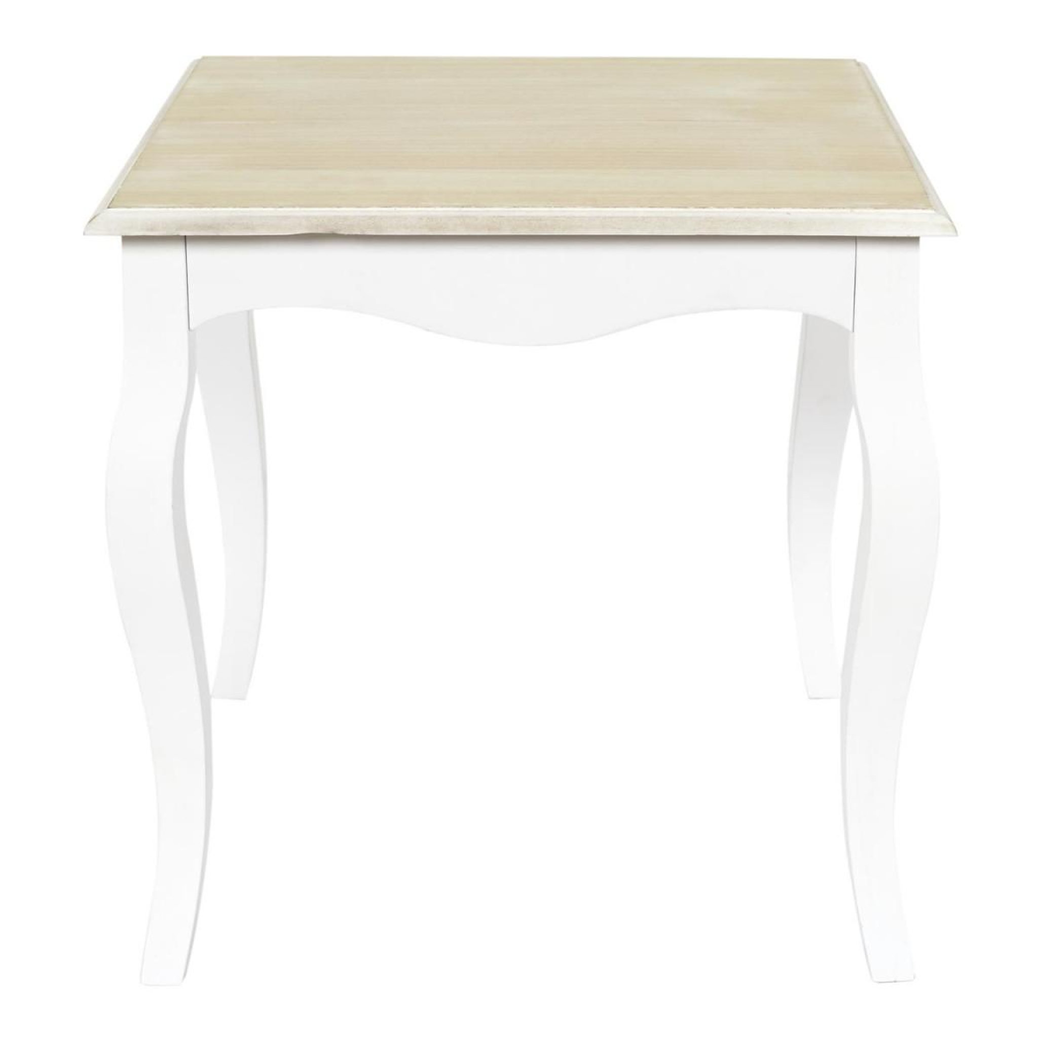 Voir la diapositive 2 : The Home Deco Factory Table d'appoint en bois  victoria  45cm blanc