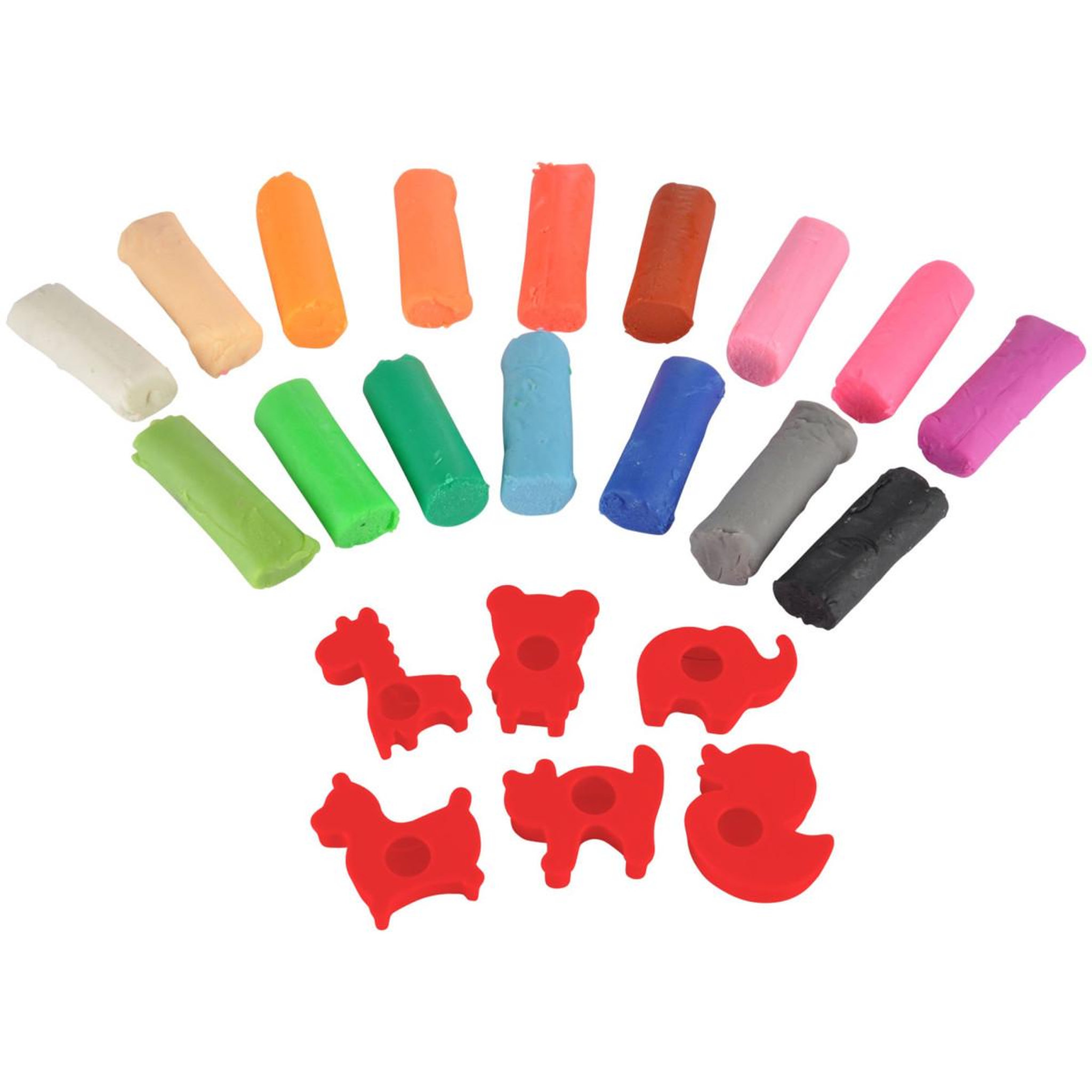 Voir la diapositive 2 : HOMEA Seau d'Activité  Modelage Animaux  12cm Multicolore
