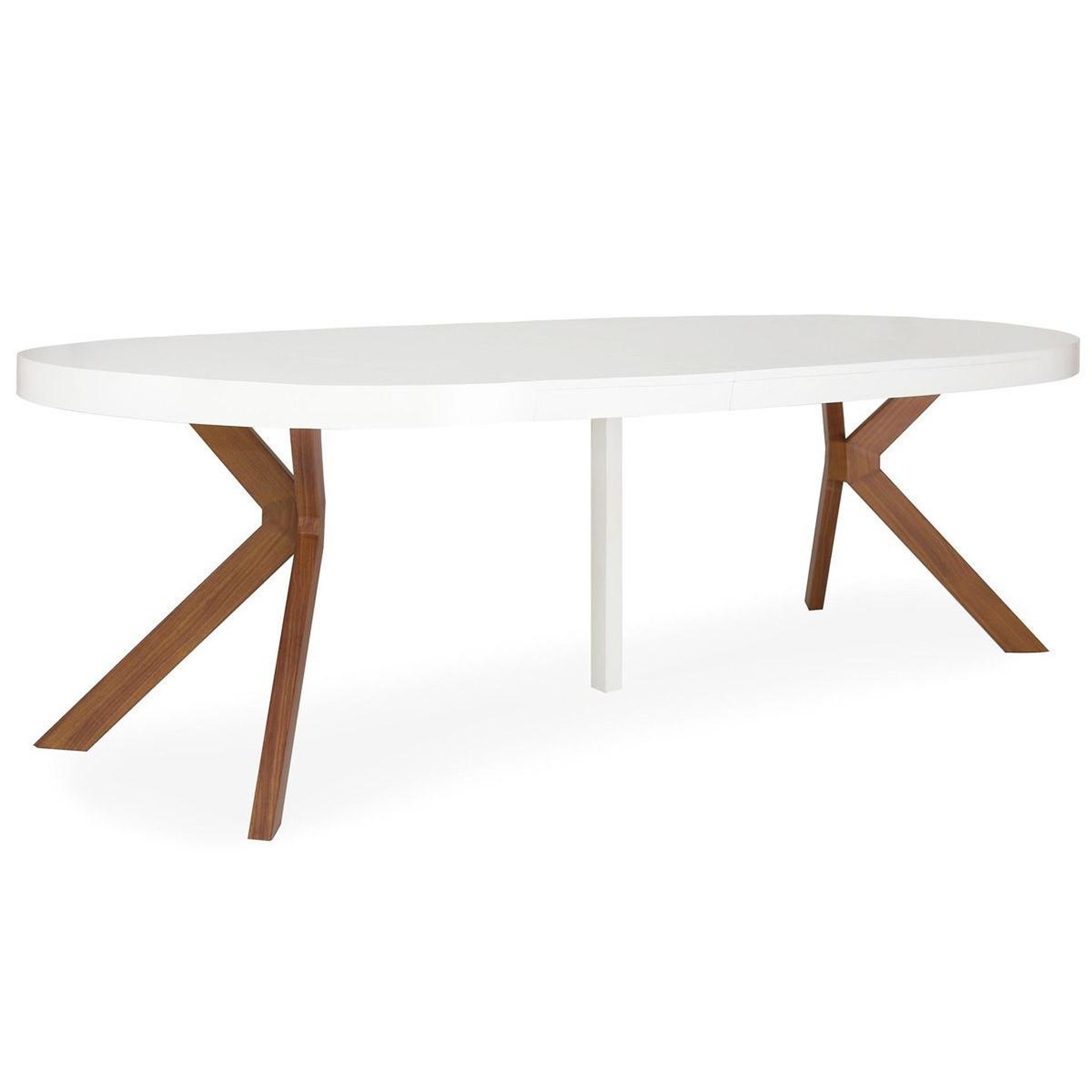 Voir la diapositive 3 : Paris Prix Table ronde extensible  zefane  160-260cm blanc