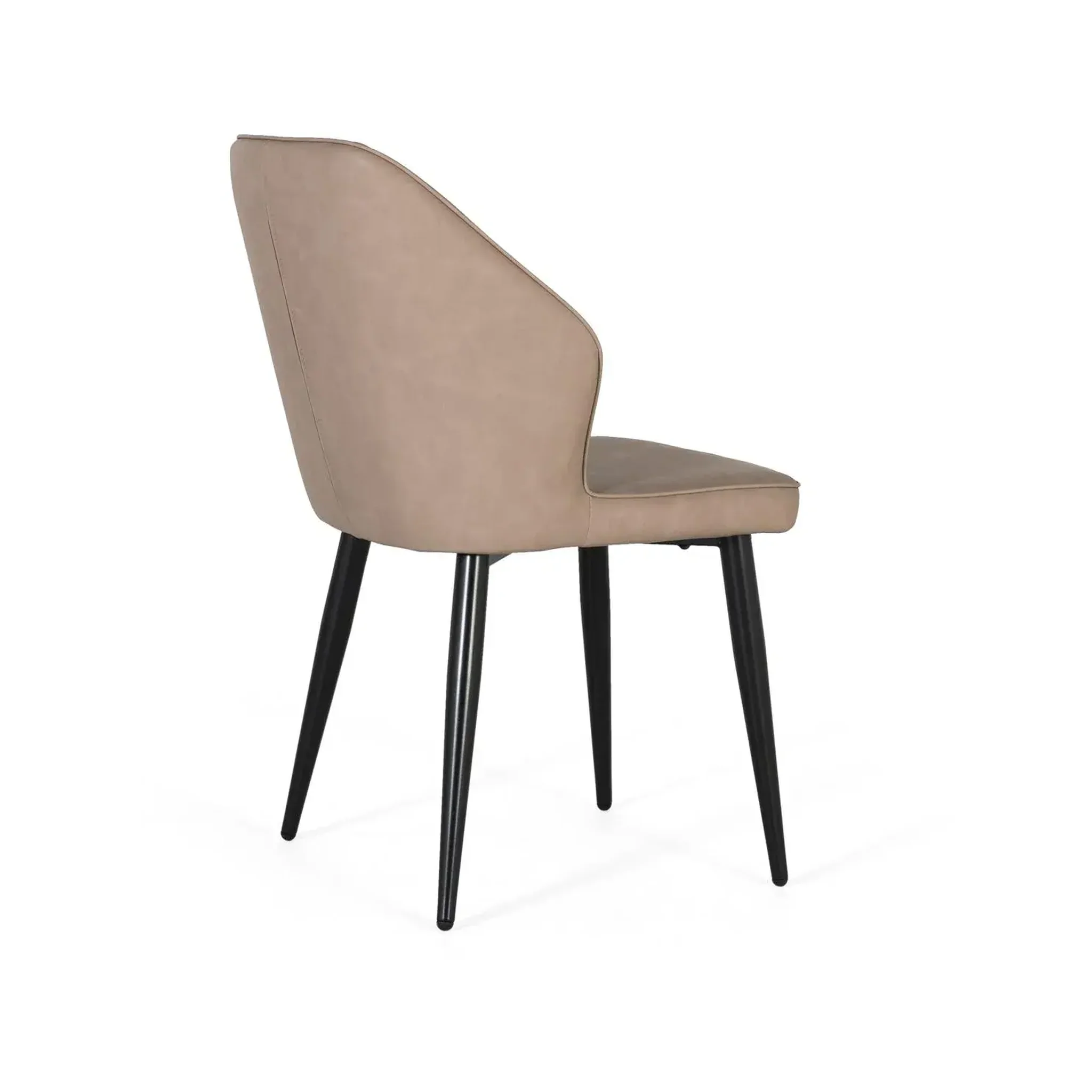 Voir la diapositive 4 : GINER Y COLOMER SL Lot de 2 chaises de revêtement pu 48 cm style contemporain