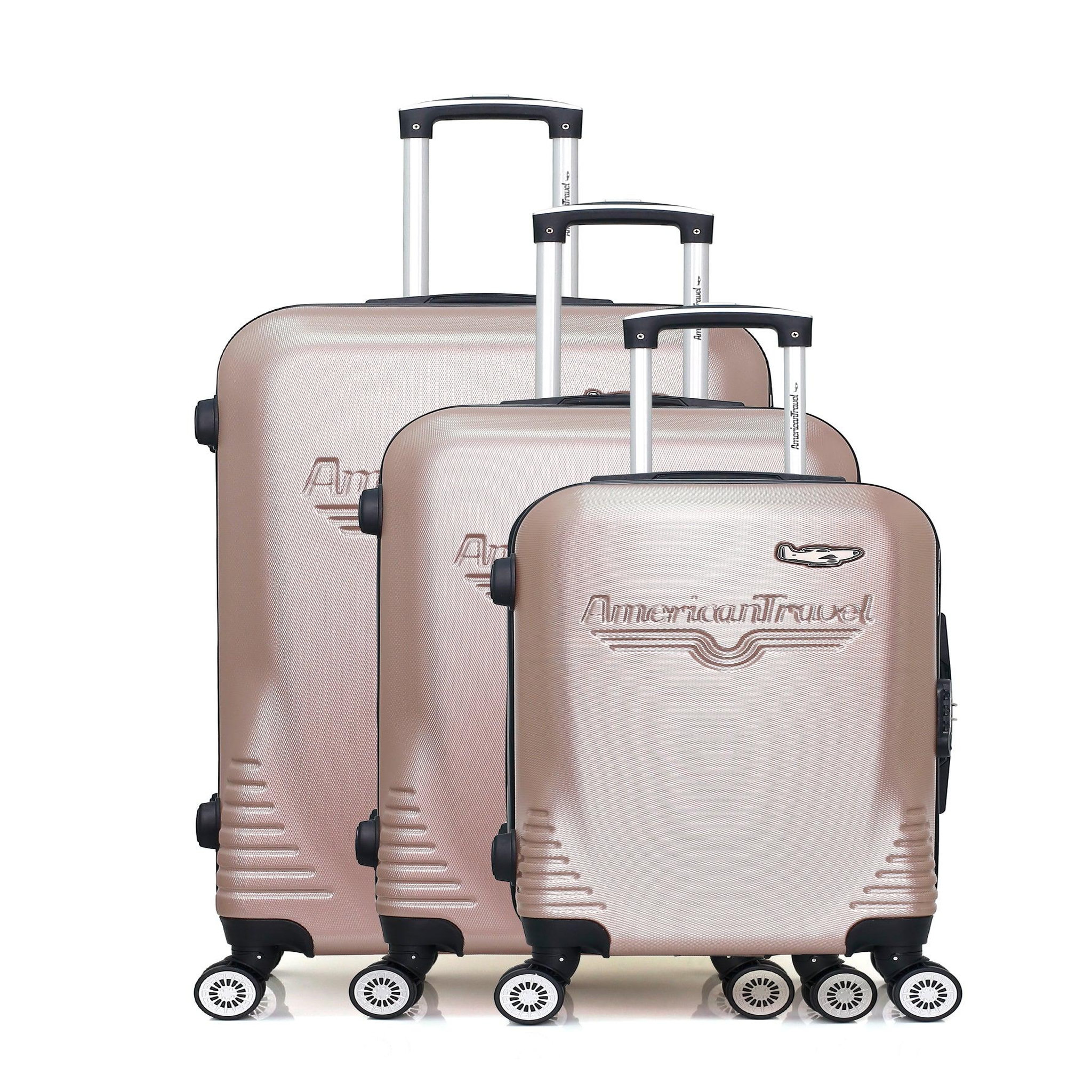 AMERICAN TRAVEL American travel - set de 3 valises dc 75 cm 4 roues