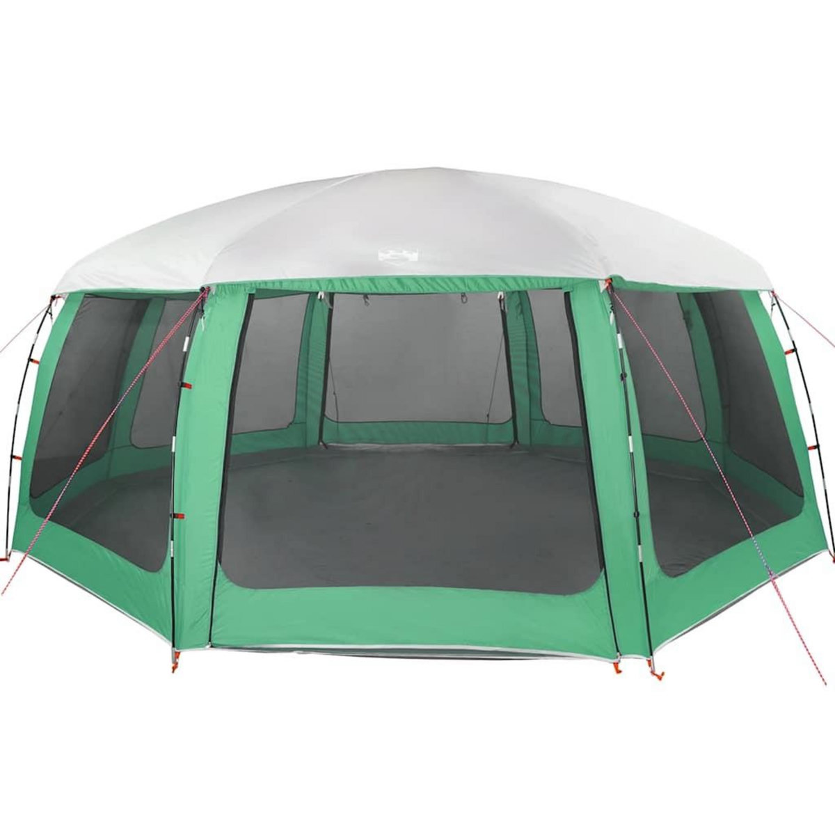 VIDAXL Tente piscine toit amovible parois maille vert d'eau 690x690 cm
