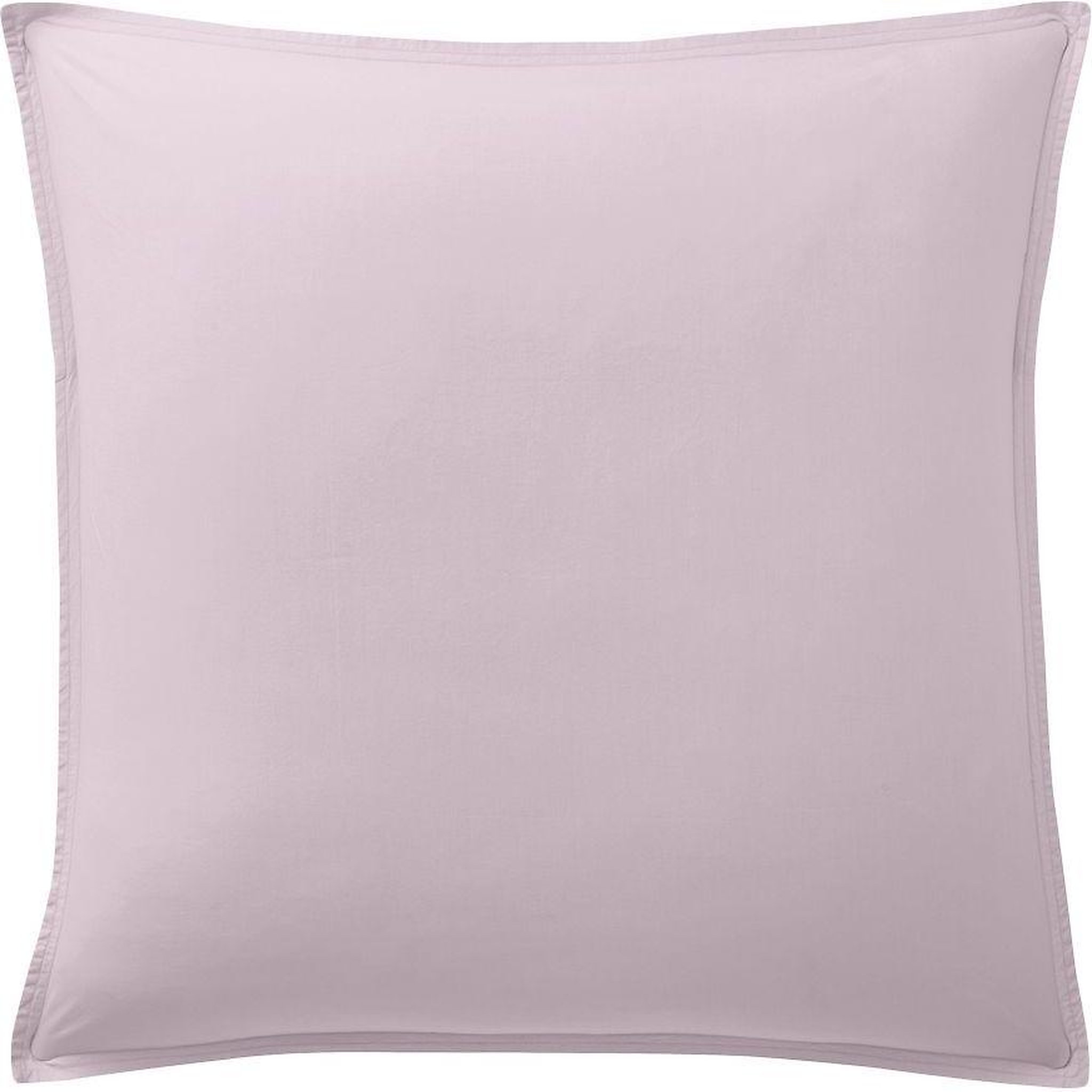 BATON ROUGE Taie d'oreiller 100% percale de coton 80fils uni. Coloris disponibles : Rose