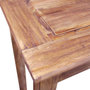 Voir la diapositive 4 : VIDAXL Table console bois d'acajou massif 123x42x75 cm