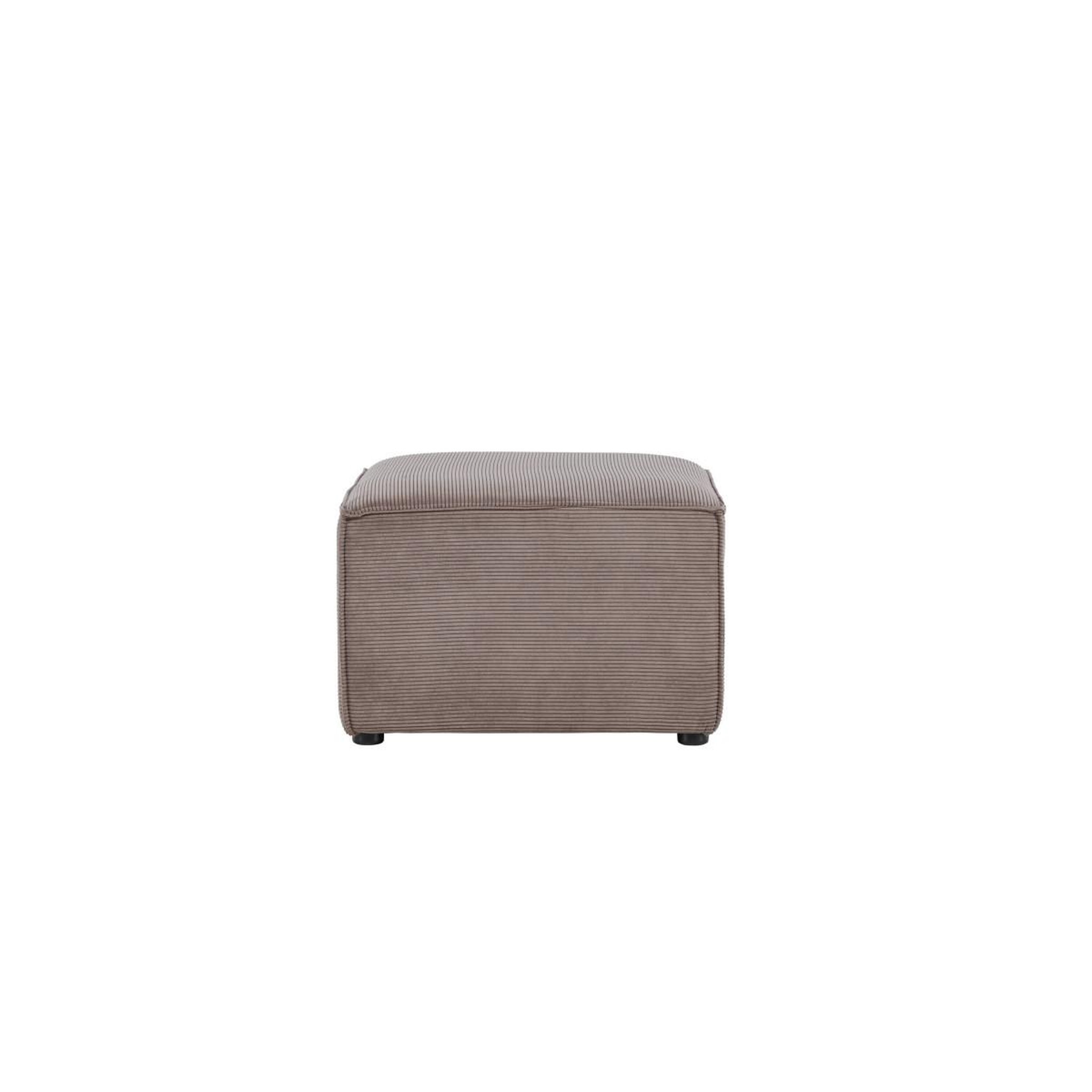 Voir la diapositive 3 : Paris Prix Pouf en velours côtelé  gillholmen  92cm marron