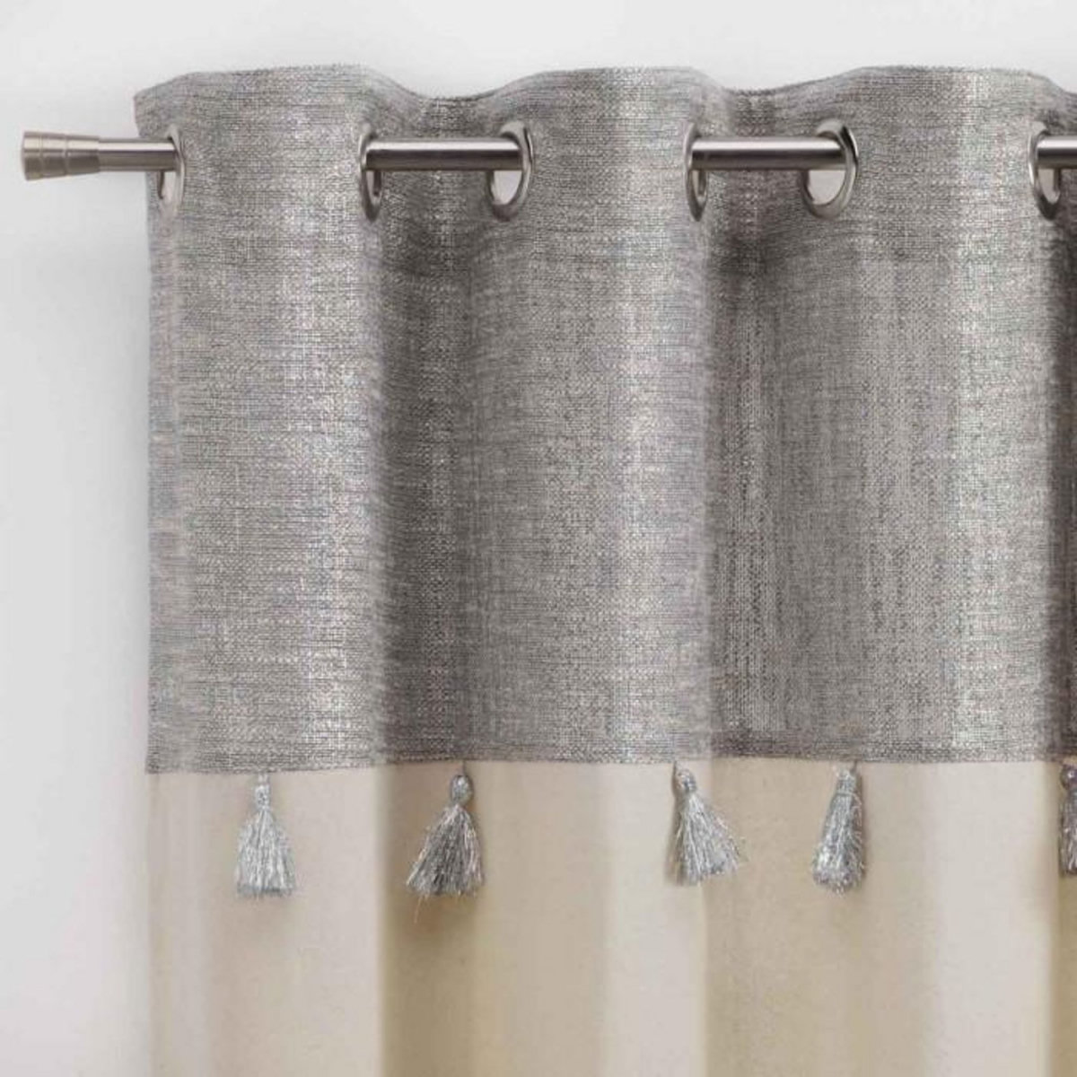 Paris Prix Rideau à Œillets  New Sultan  140x240cm Argent