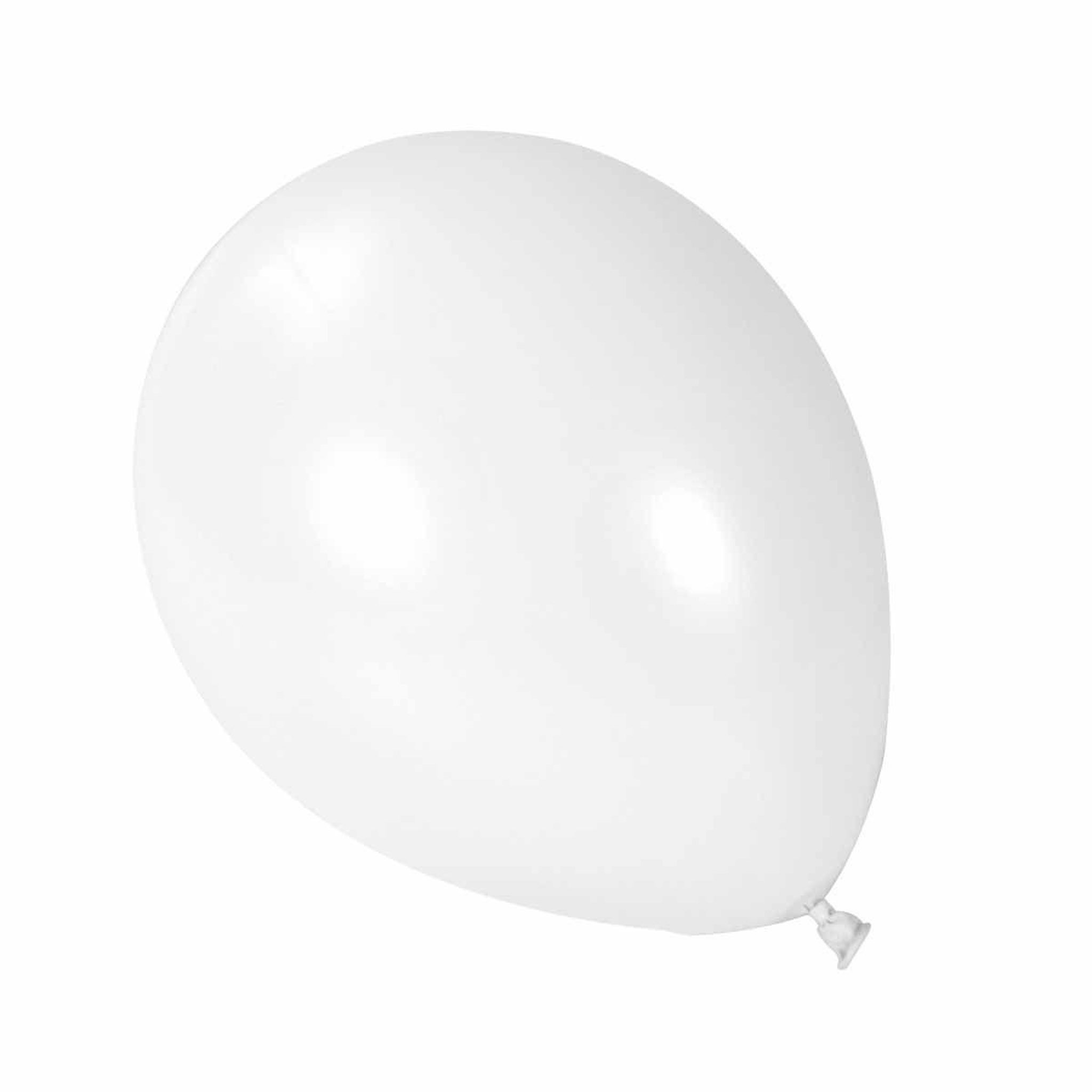 RIRE & CONFETTI Lot de 10 Ballons en Latex  Gonflables  30cm Blanc
