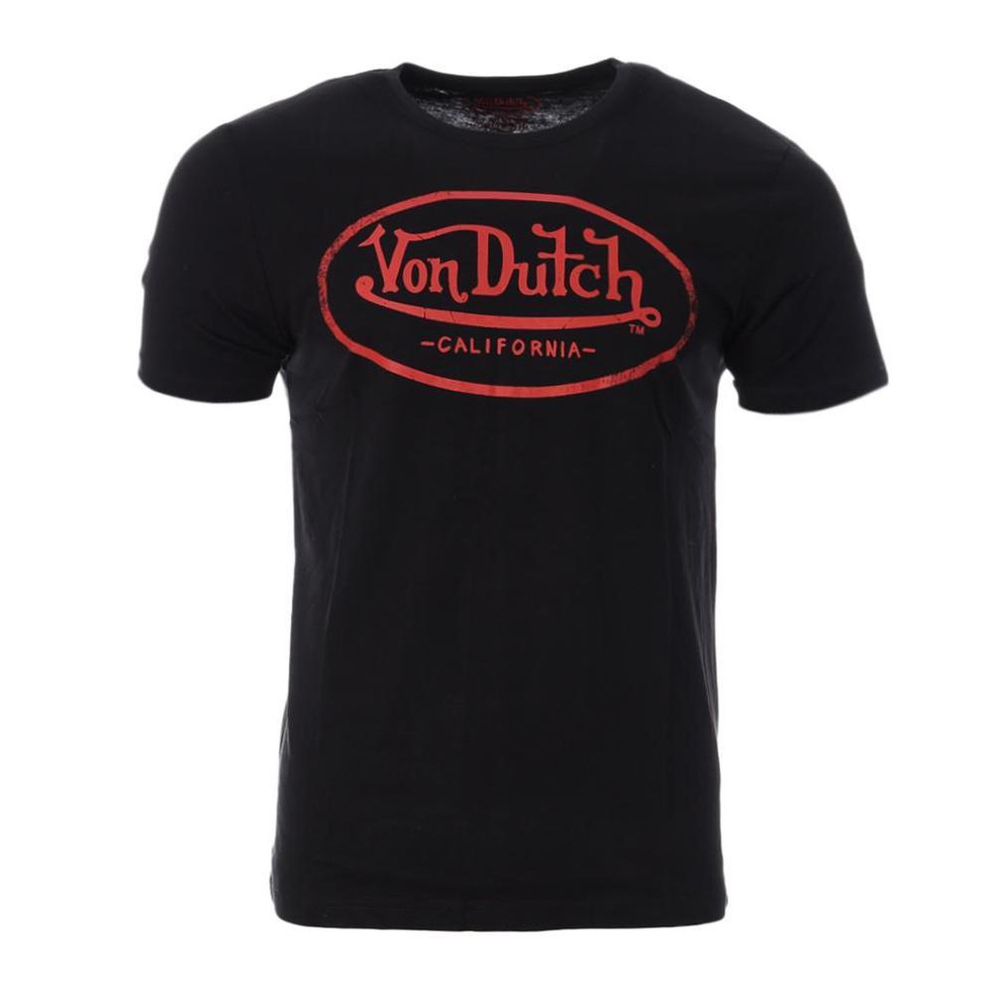 Voir la diapositive 1 : VON DUTCH T-shirt Noir Homme Von Dutch Log VD