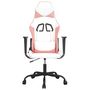 Voir la diapositive 3 : VIDAXL Chaise de jeu Blanc et rose Similicuir