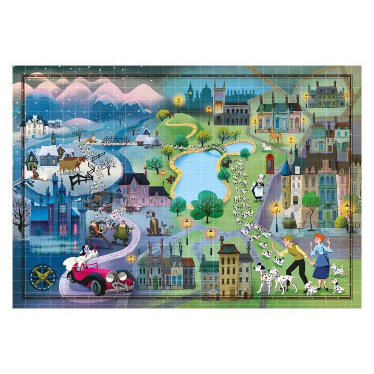 CLEMENTONI Clementoni Puzzle 101 Dalmatiens 1000 pièces