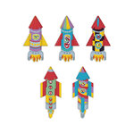 Juratoys-Janod 10 fusees en papier a creer