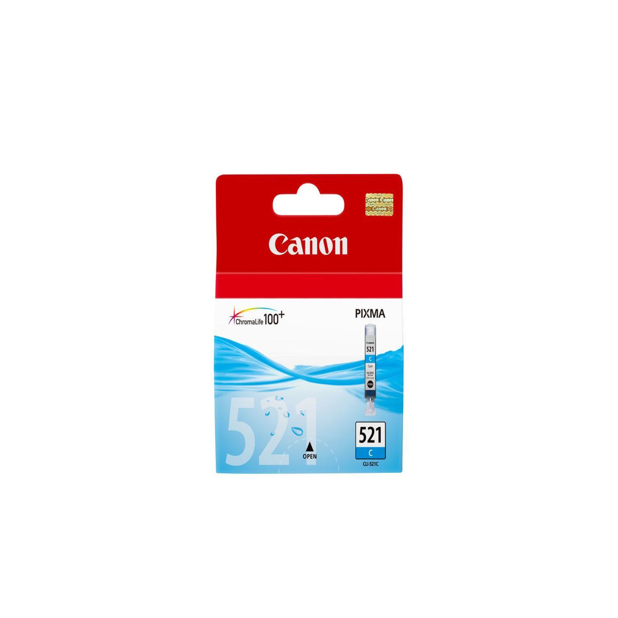 Voir la diapositive 1 : Canon Canon cartouche d'encre cyan cli-521c