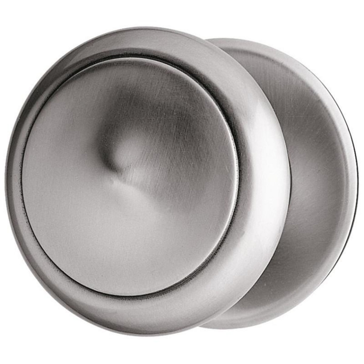 BOUVET Bouton fixe sur rosace pleine en fer cémenté patiné BOUVET 13357