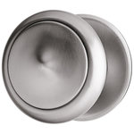 BOUVET Bouton fixe sur rosace pleine en fer cémenté patiné BOUVET 13357