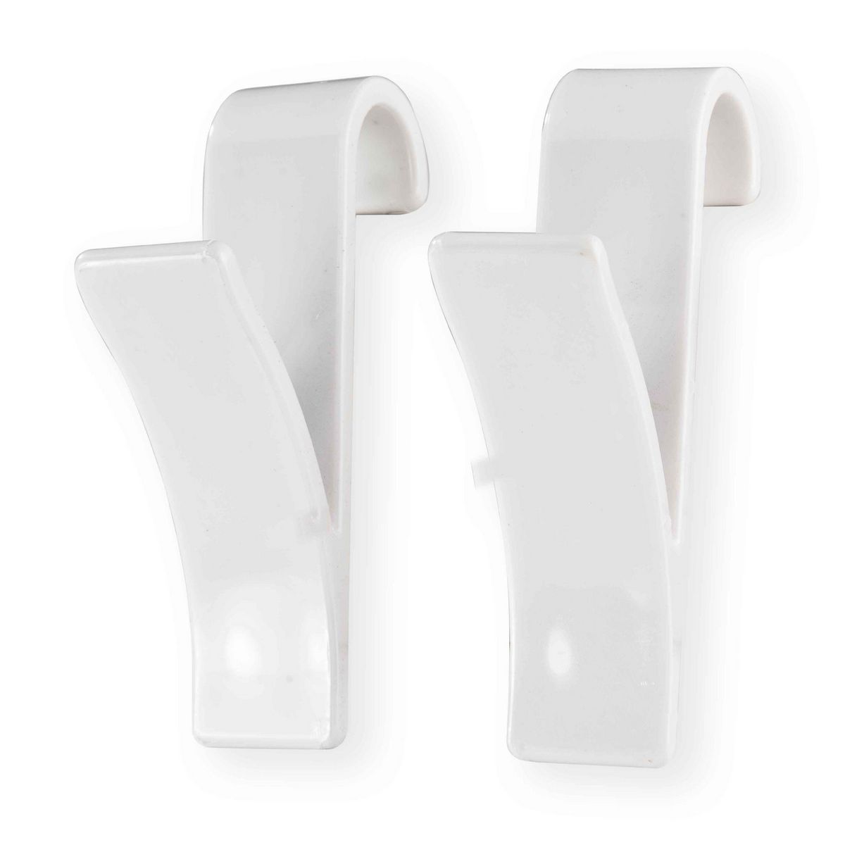 Msv Crochet pour sèche serviette blanc 2 pcs