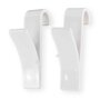 Voir la diapositive 2 : Msv Crochet pour sèche serviette blanc 2 pcs