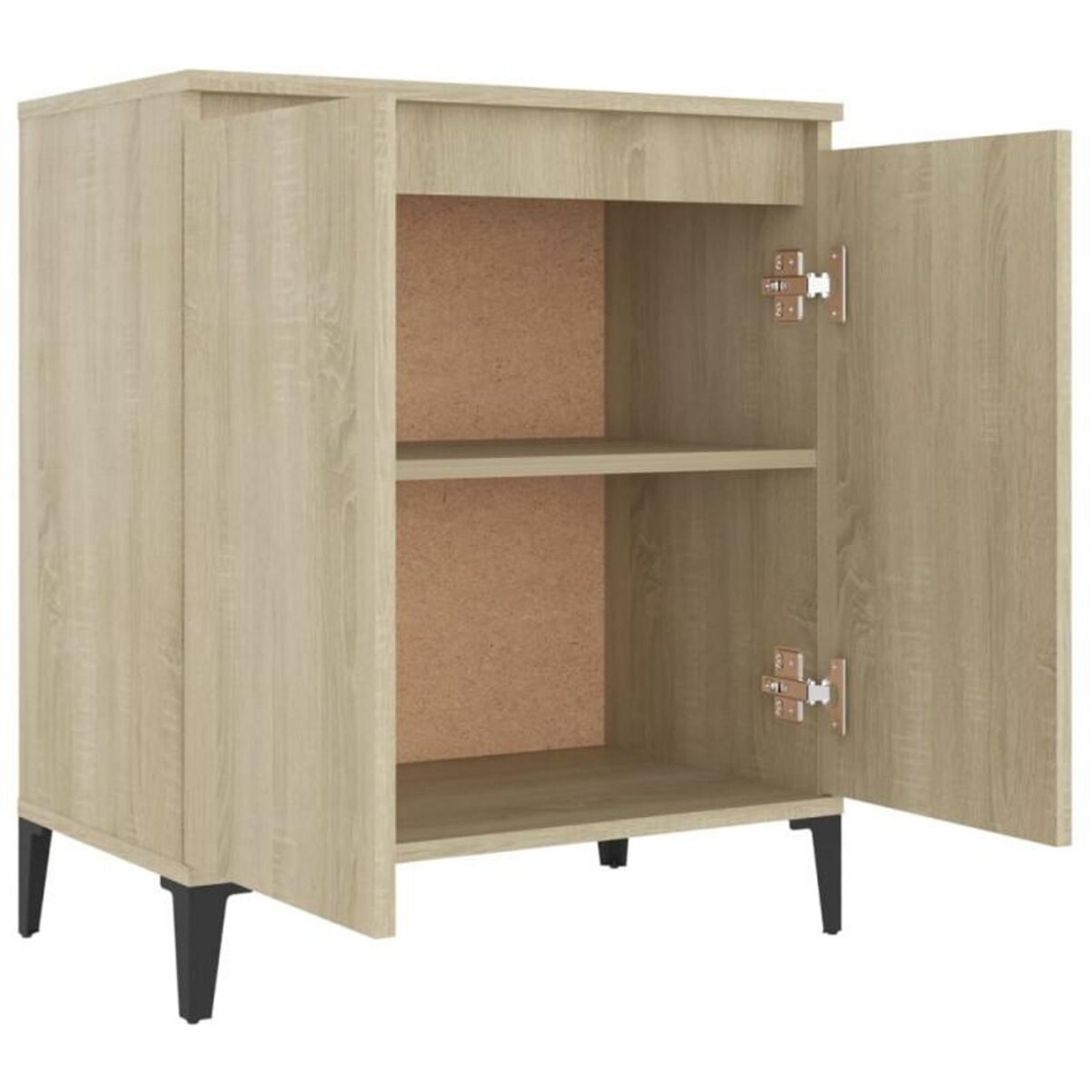 VIDAXL Buffet chêne sonoma 60x35x70 cm bois d ingénierie