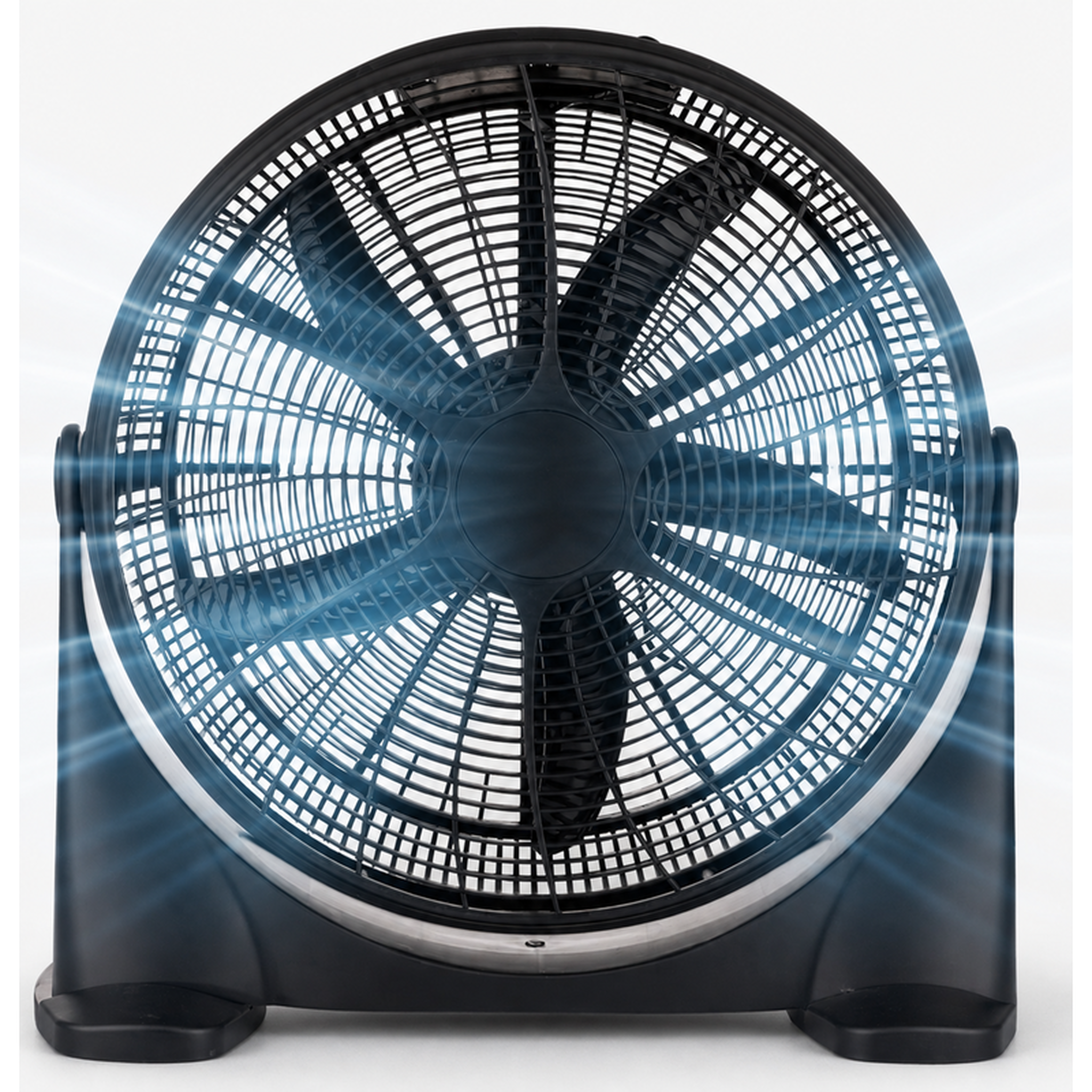 Ventilateur de sol et table rond inclinable 50 cm – 100w
