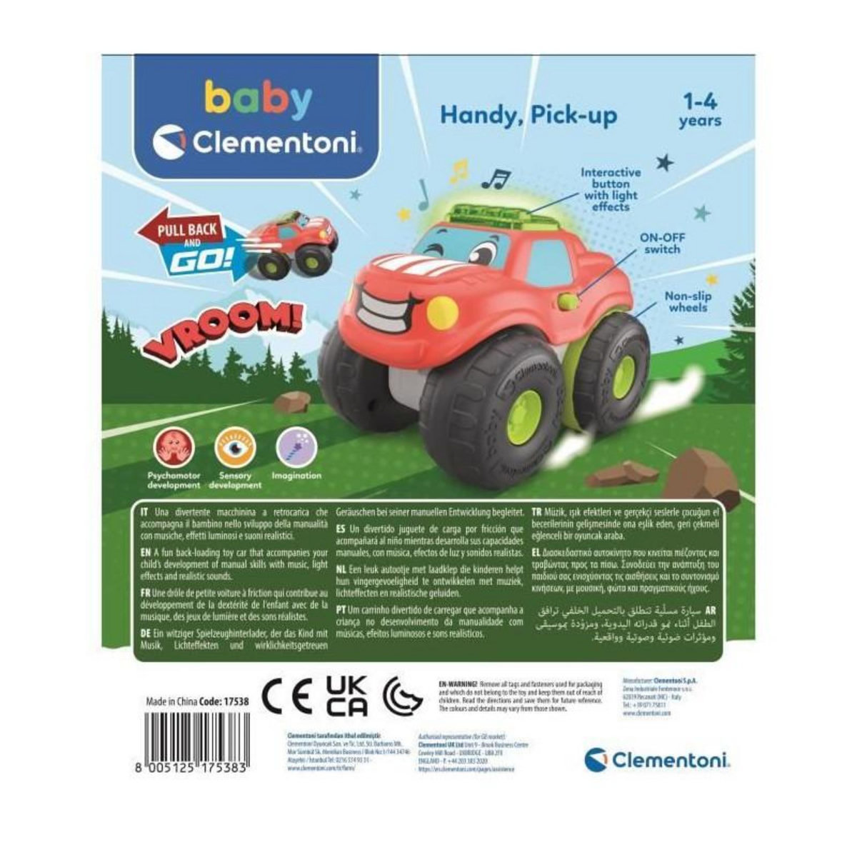 CLEMENTONI Pick-up Interactif Clementoni coloré