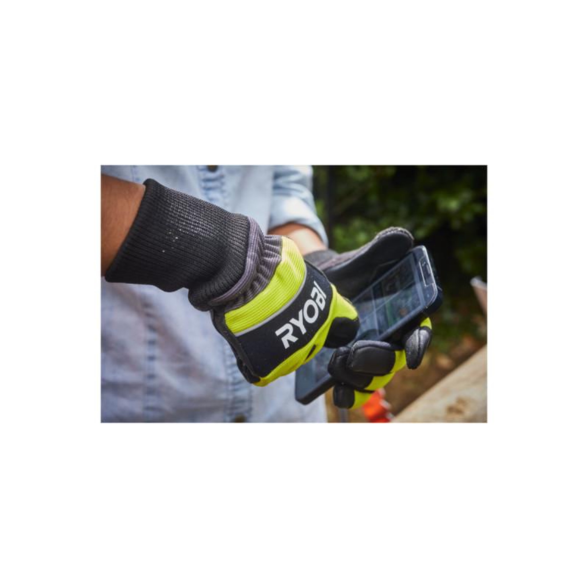 Voir la diapositive 4 : Ryobi Gants anti-coupures ryobi - rac258l - pour tronçonneuses - taille l