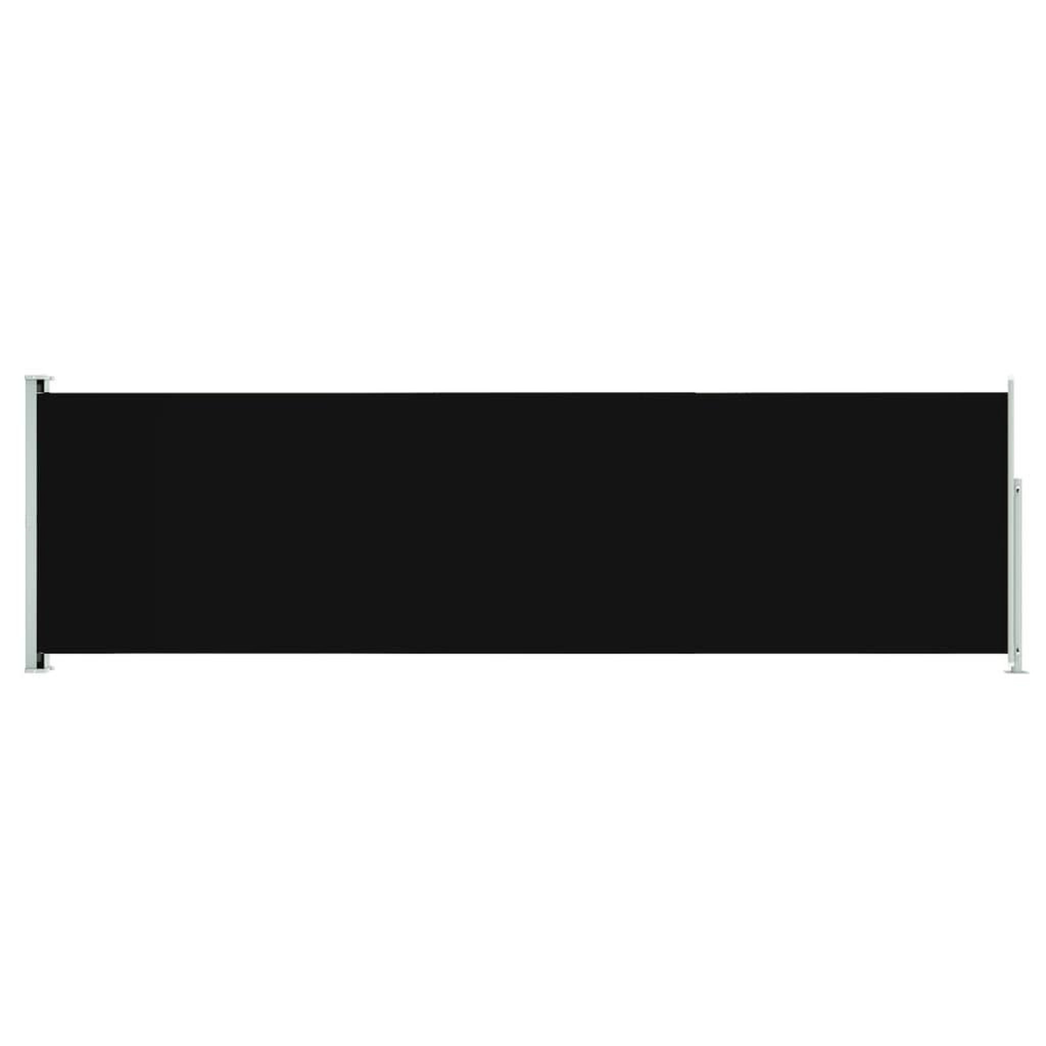 Voir la diapositive 2 : VIDAXL Auvent lateral retractable de patio 180x600 cm Noir