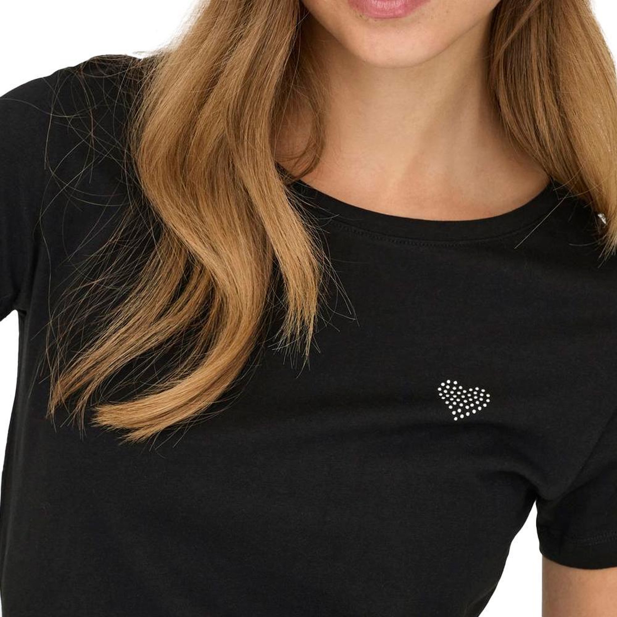 Voir la diapositive 5 : JACQUELINE DE YONG T-Shirt Noir JDY Femme Jdy Detail