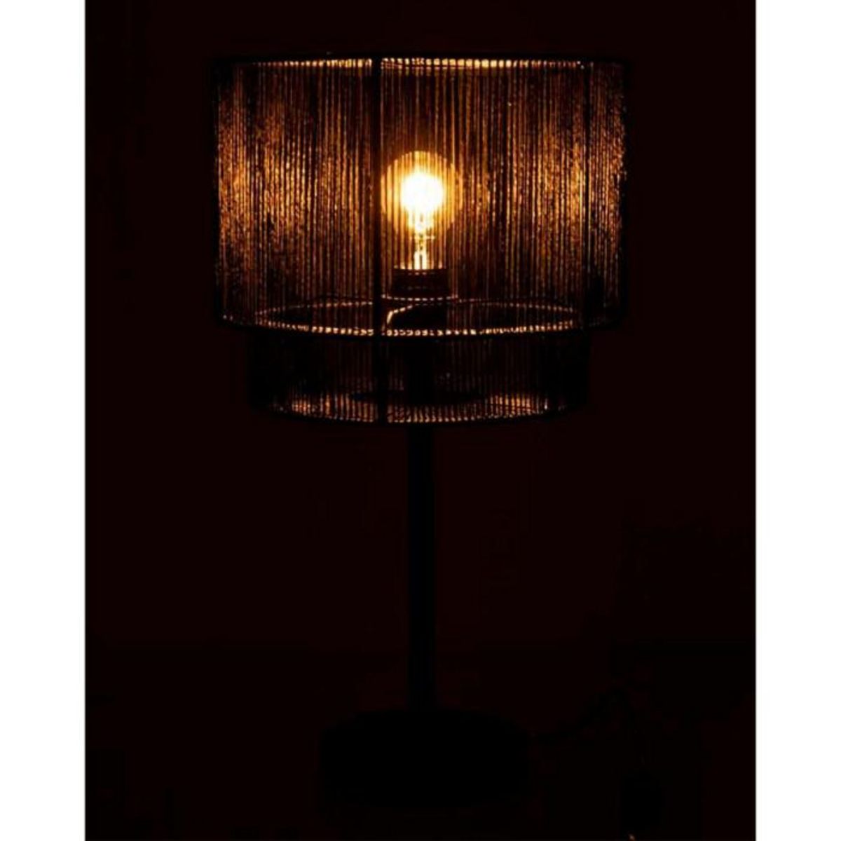 Paris Prix Lampe à Poser Design  Paul  52cm Noir