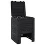 Voir la diapositive 5 : VIDAXL Composteur de jardin Noir 280 L Polypropylene