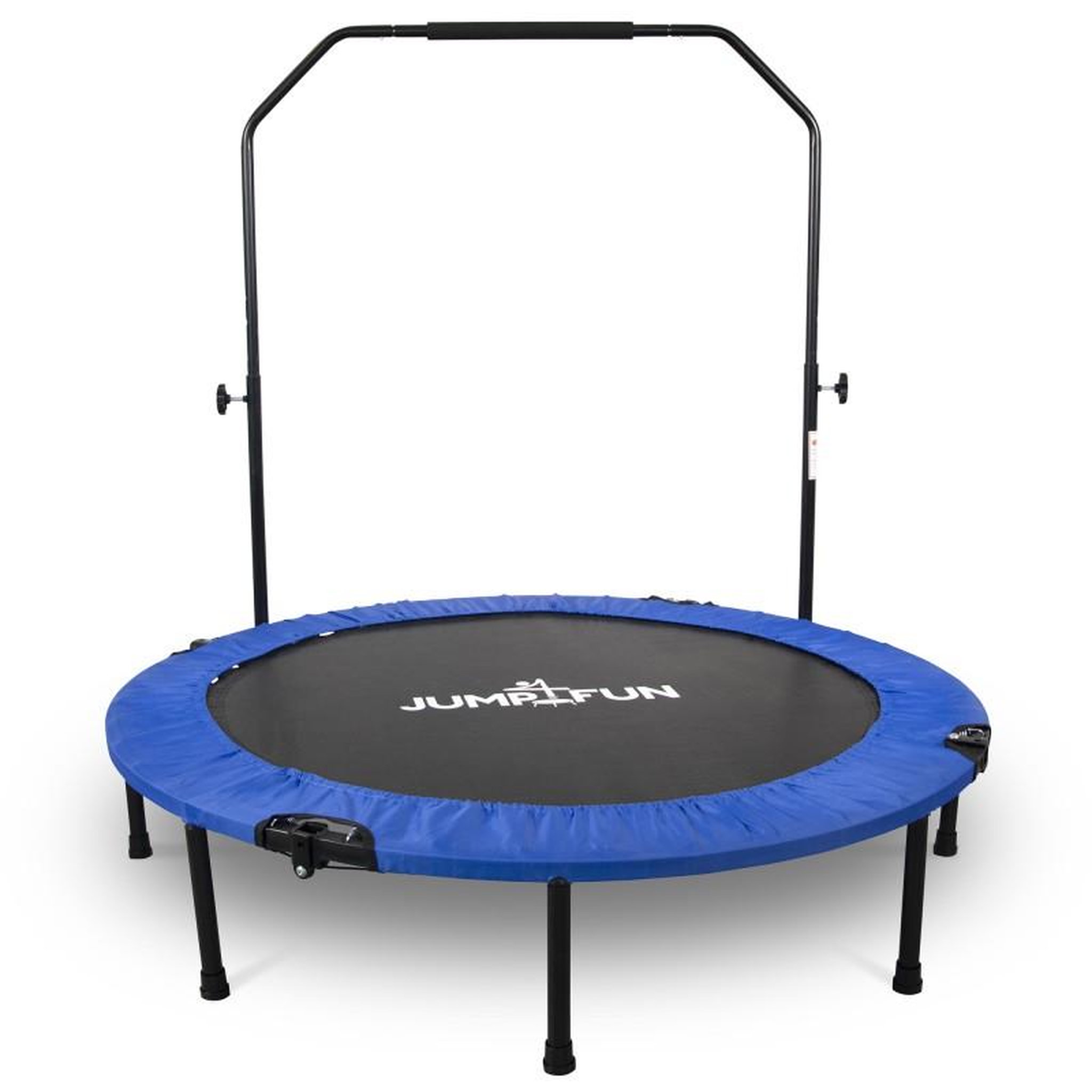 Voir la diapositive 1 : JUMP4FUN Mini Trampoline Fitness Jump4fun Pliable Double-Bar - Ø122cm
