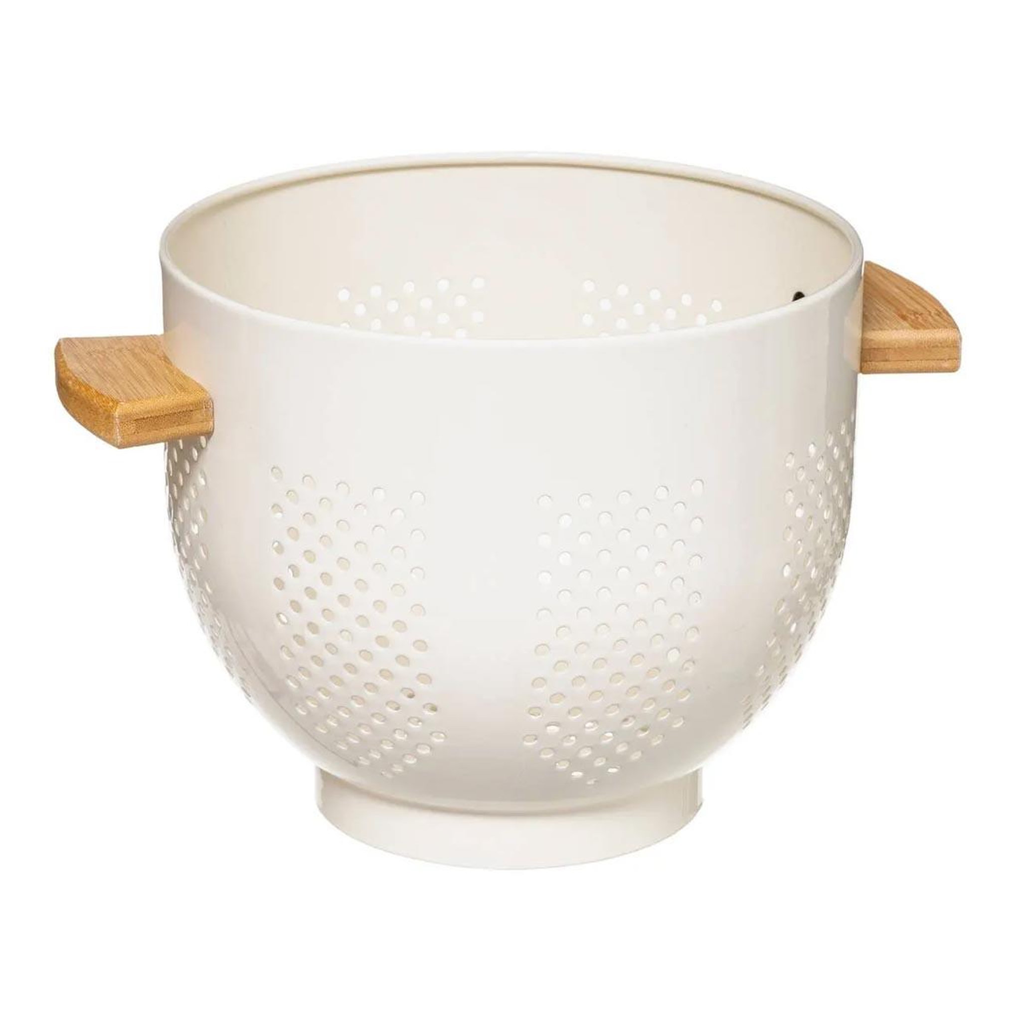 FIVE Passoire Ronde en Métal  Modern  22cm Blanc