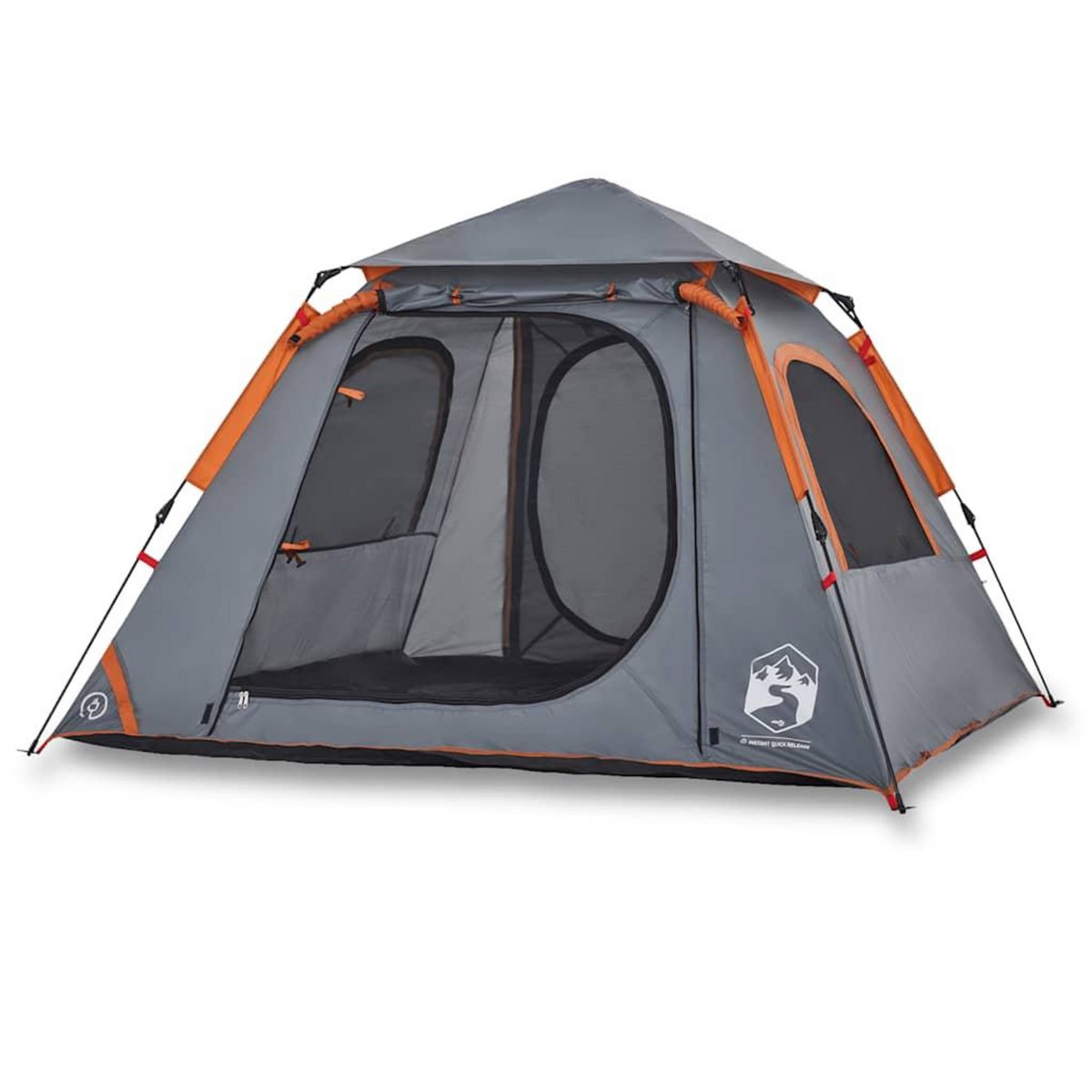 VIDAXL Tente de camping a dome 4 personnes liberation rapide