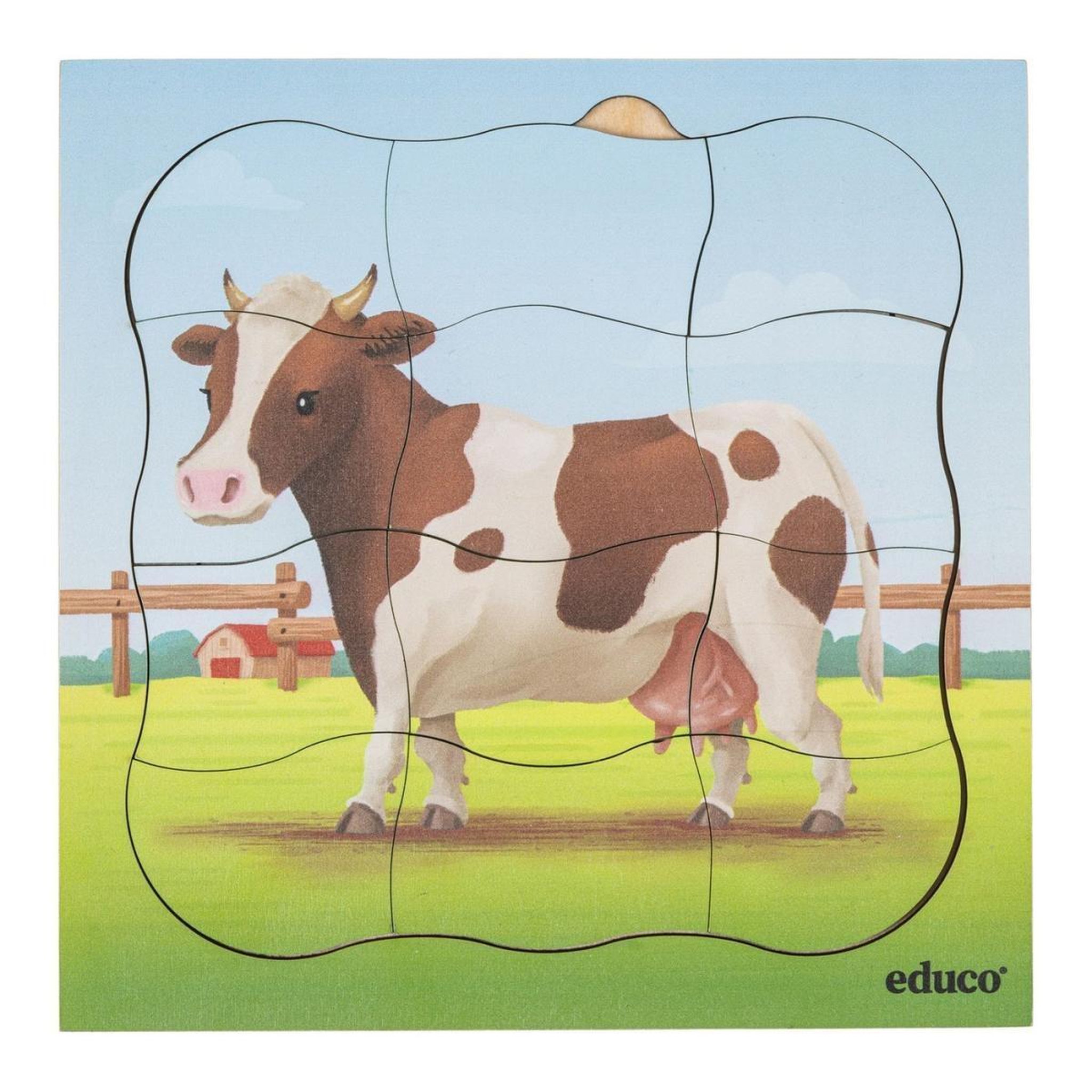 Voir la diapositive 3 : EDUCO À la ferme - lot combiné — 5 puzzles