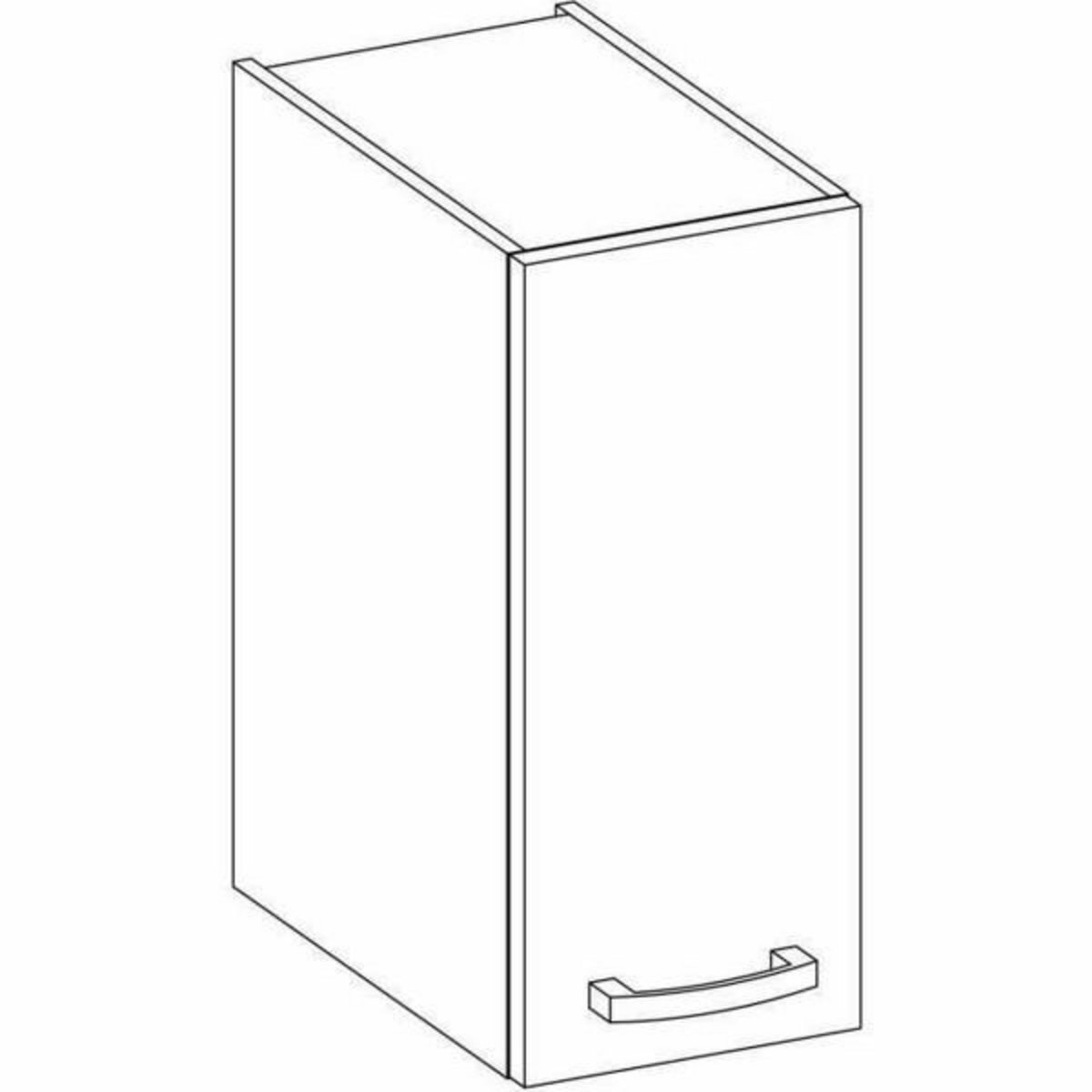 MARKET24 Armoire 30 x 31,6 x 72 cm Chêne