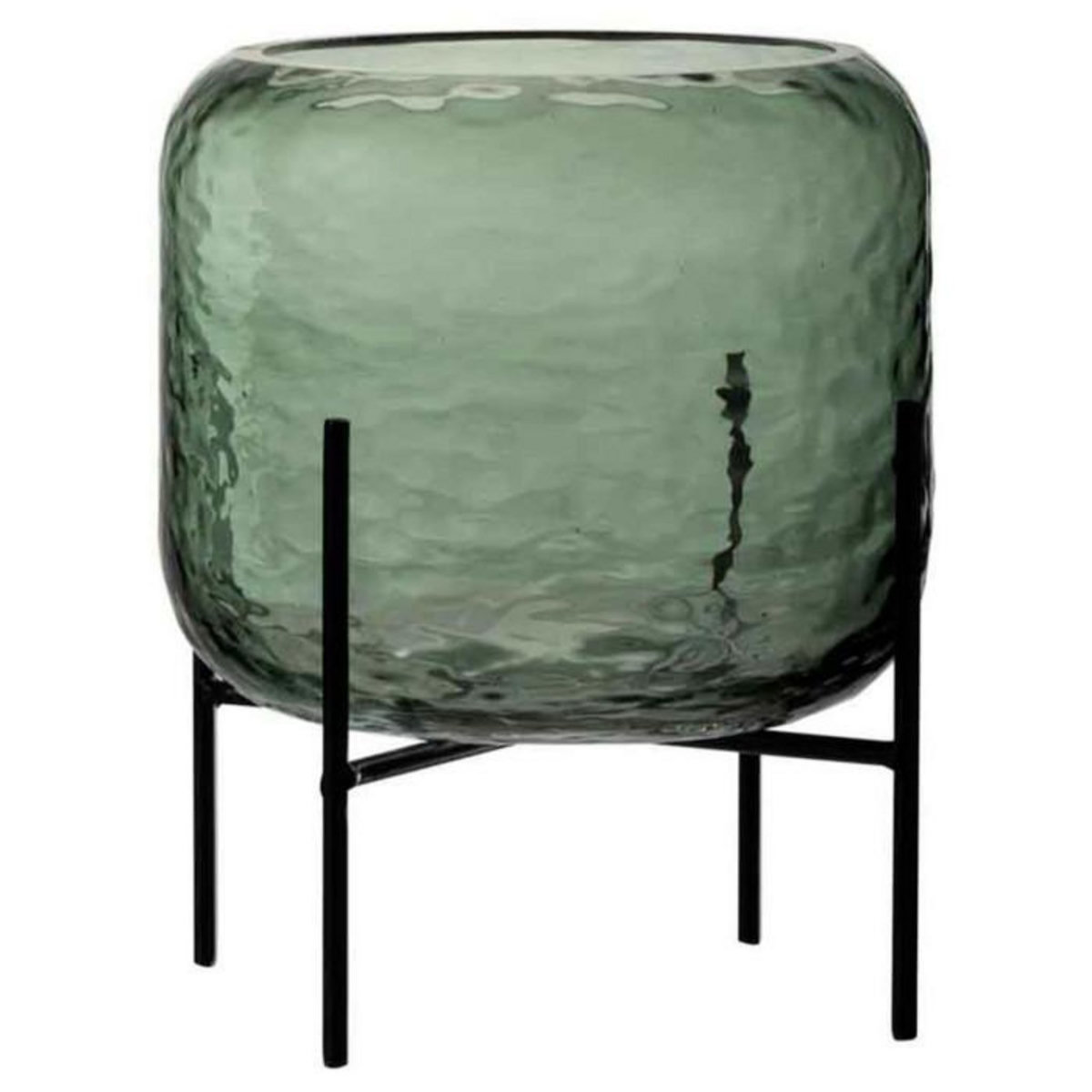 Paris Prix Vase Design sur Pied  Irrégulier  18cm Vert