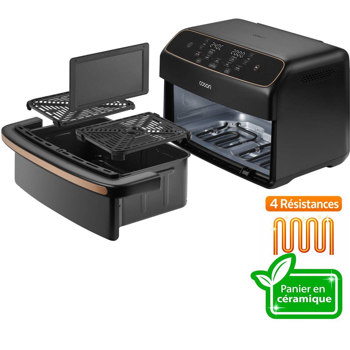 COSORI Friteuse sans huile Dual Blaze Twinfry Compact 8.6-L KAAPAFC