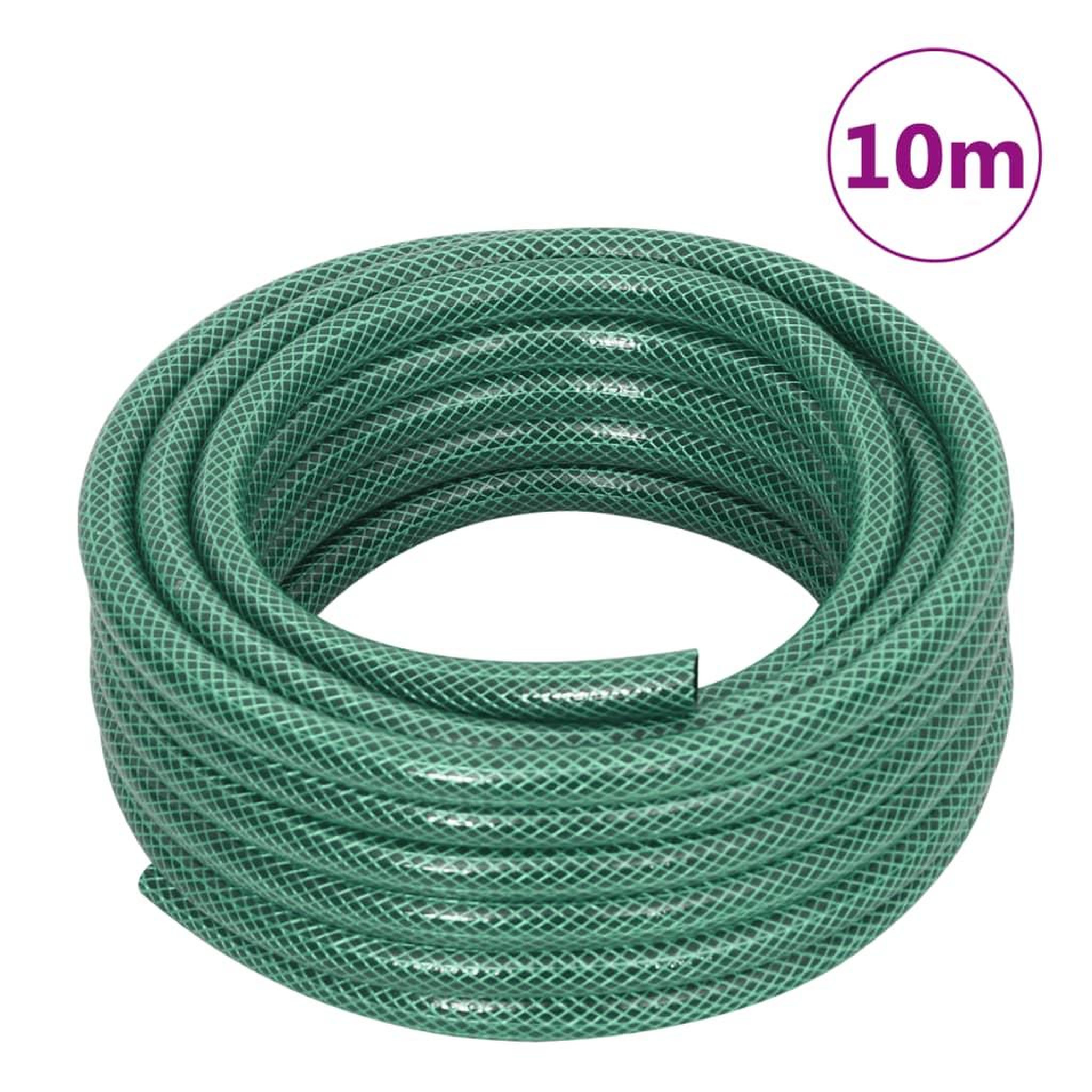Voir la diapositive 6 : VIDAXL Tuyau d'arrosage avec jeu de raccords vert 0,5  10 m PVC