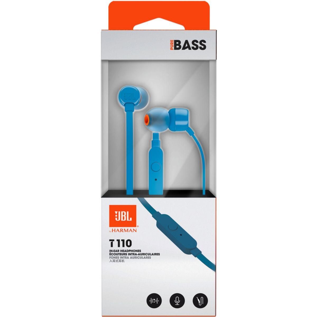 JBL Ecouteurs Tune 110 Bleu