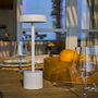 Voir la diapositive 4 : Lumisky Lampe de table sans fil ROBY Blanc Aluminium H30CM