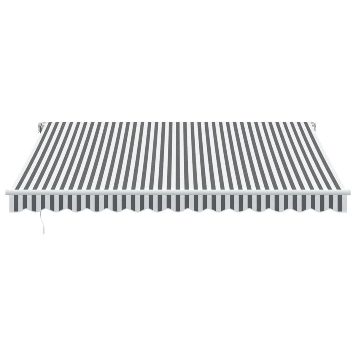 VIDAXL Auvent retractable automatique avec LED anthracite et blanc