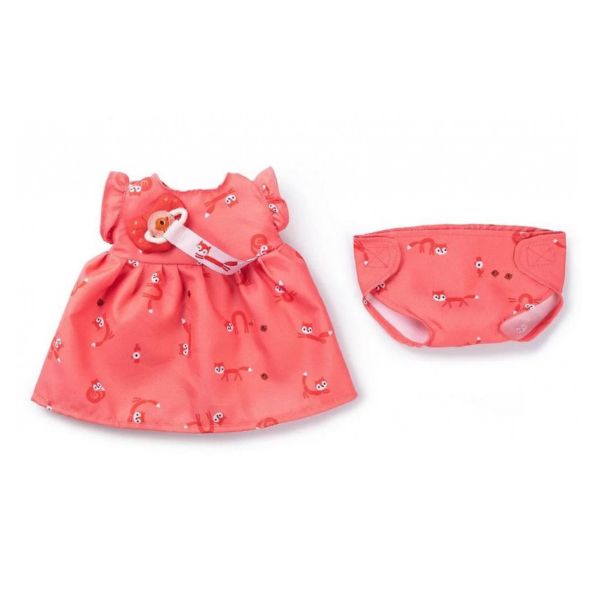 Voir la diapositive 2 : LILLIPUTIENS Rose poupon 36 cm en tissu